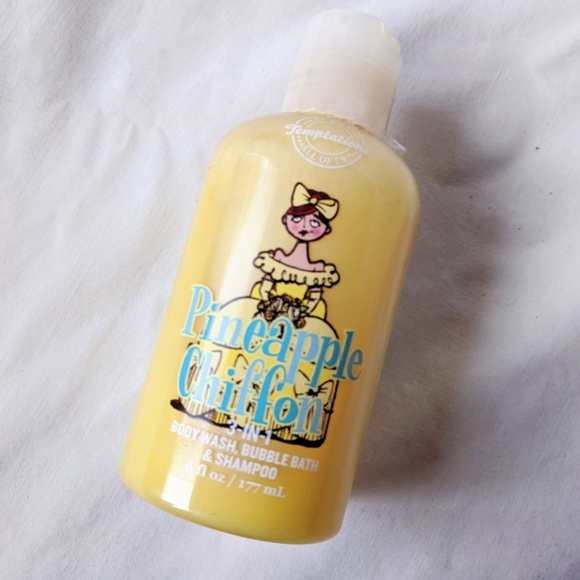 RESERVED Bath & Body Works Pineapple Chiffon 3-in-1 - Picture 2 of 3